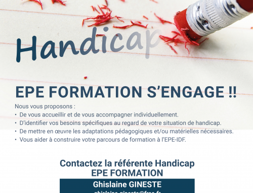 HANDICAP : EPE FORMATION S’ENGAGE
