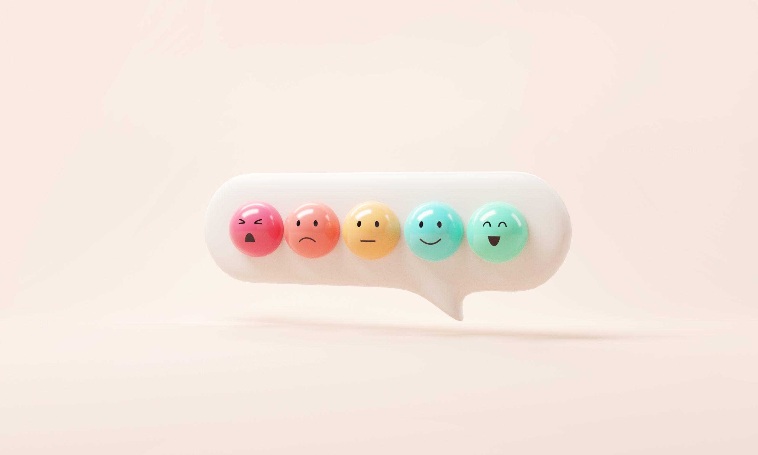 Set,Of,Emoji,Emoticons,In,Speech,Bubble,With,Sad,And